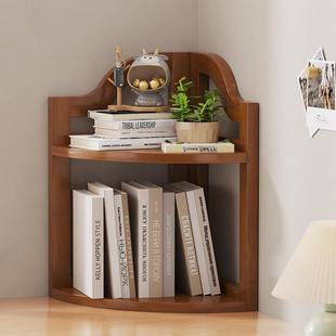 柜桌面儿书架转角置物架办公书角房书童桌上小书卧室床头墙收无品