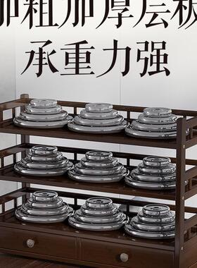 茶具架子架置物架古架小型茶台茶室布置62441茶碗博收纳茶壶摆放