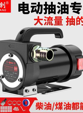 油抽子电动油抽12v2泵4v220v油柴泵小型抽油机加油加GWN油自吸泵