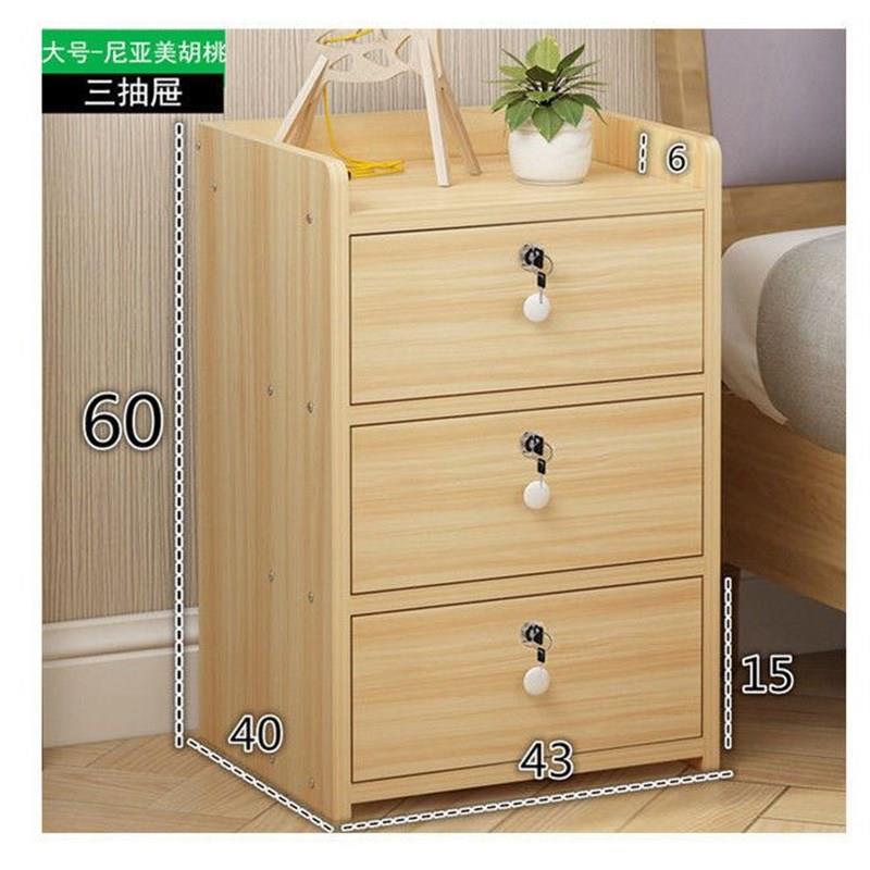 代#床头柜家用AJ9A2iAe简约现易收纳带锁迷你储物O简柜小柜型卧室