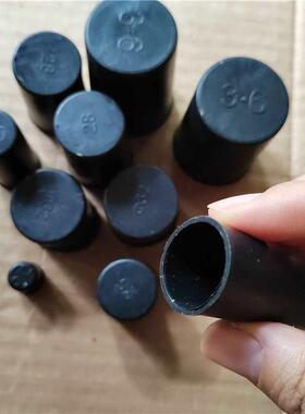 黑色加长筒钢筋丝护保帽螺KKI纹塑料保头护套接驳器套保护盖堵头