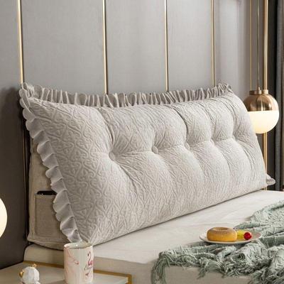 韩6866版床头靠垫榻米软包大背可拆洗靠榻床双人长靠枕夹棉荷叶厂