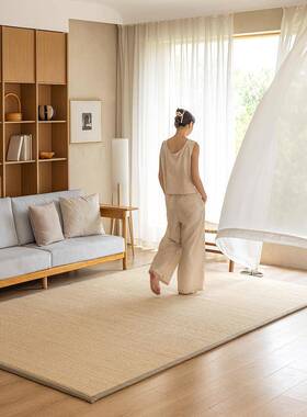 竹日式编地垫原木客厅榻榻HDC米垫飘窗阳台室铺地垫子茶打坐地风