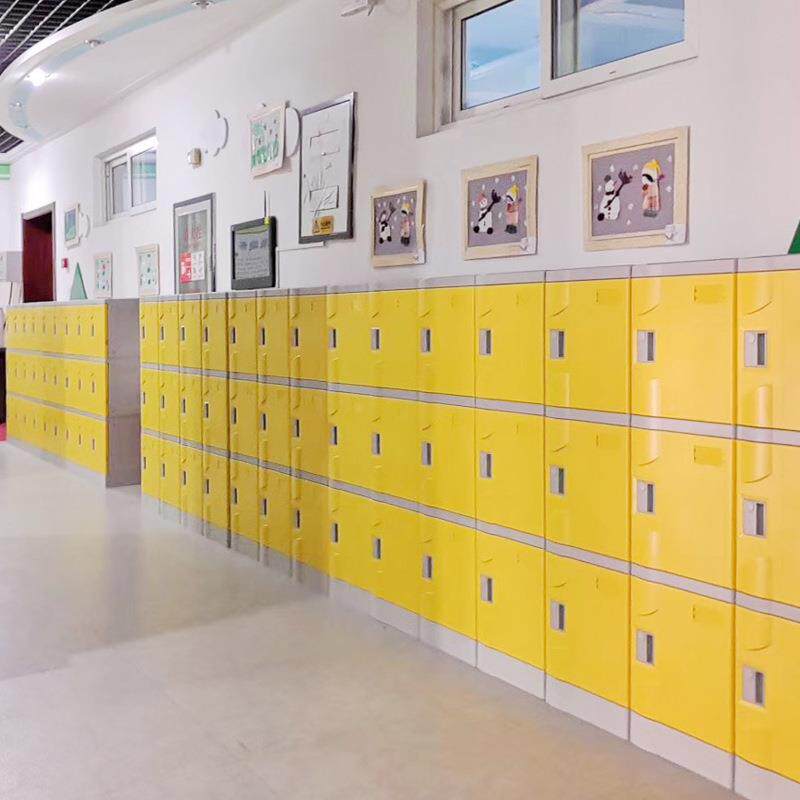 加包厚教学校书柜室学生柜子员USJ工塑料物柜幼儿园彩色abs存储包