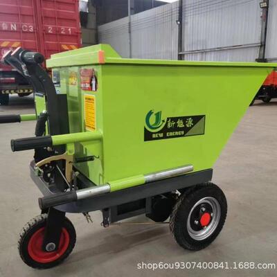 工地灰斗电车小推车电动48784手推车卸装动料灰斗车农用拉粪