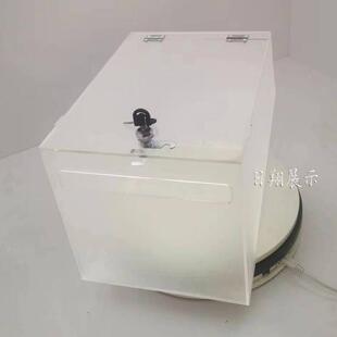 包53邮A务4亚克力温带氏隆基乐叶透明磨砂文财票据箱件收纳盒锁
