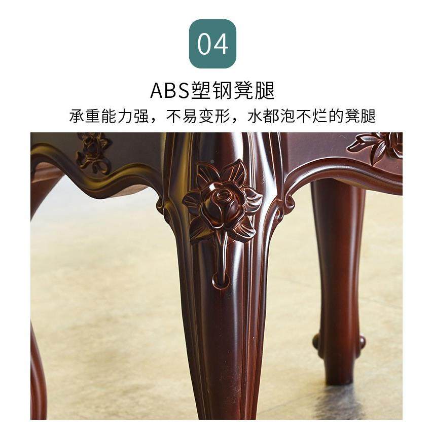 ?古式筝钢琴凳人欧式梳妆台凳子53465美式化单妆中古典家用小椅方