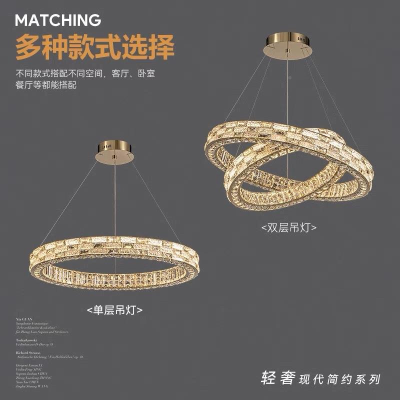 灯贝壳轻奢水813晶吊灯意个性后现代客厅灯设计师中山具家装创灯