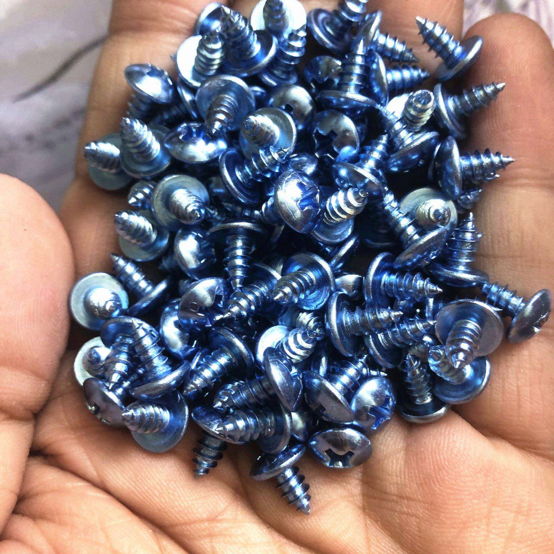 GEM高强度大扁头自攻螺丝字扁圆钉头自攻加大帽木螺钉十十字尖硬