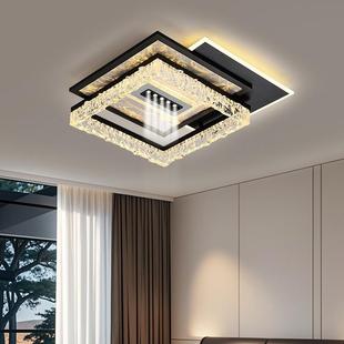 灯具全屋餐组套合三RKY室一厅客厅灯大气档次轻裂奢冰纹吸顶上灯