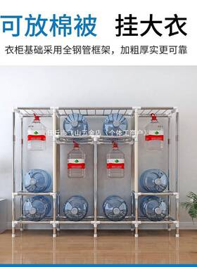 衣易衣简VMZ柜家用卧室钢架加粗厚收纳布柜出租房组装布艺挂衣屋