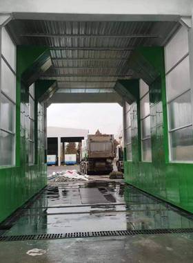 车降尘移动龙门洗轮机辆地隧工KQ1000程机械工成品全封闭道式洗车
