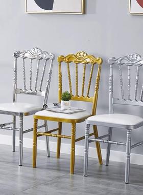酒店竹节拿破椅仑椅SPN宴会椅饭椅店婚餐庆椅子水晶椅酒店靠背椅