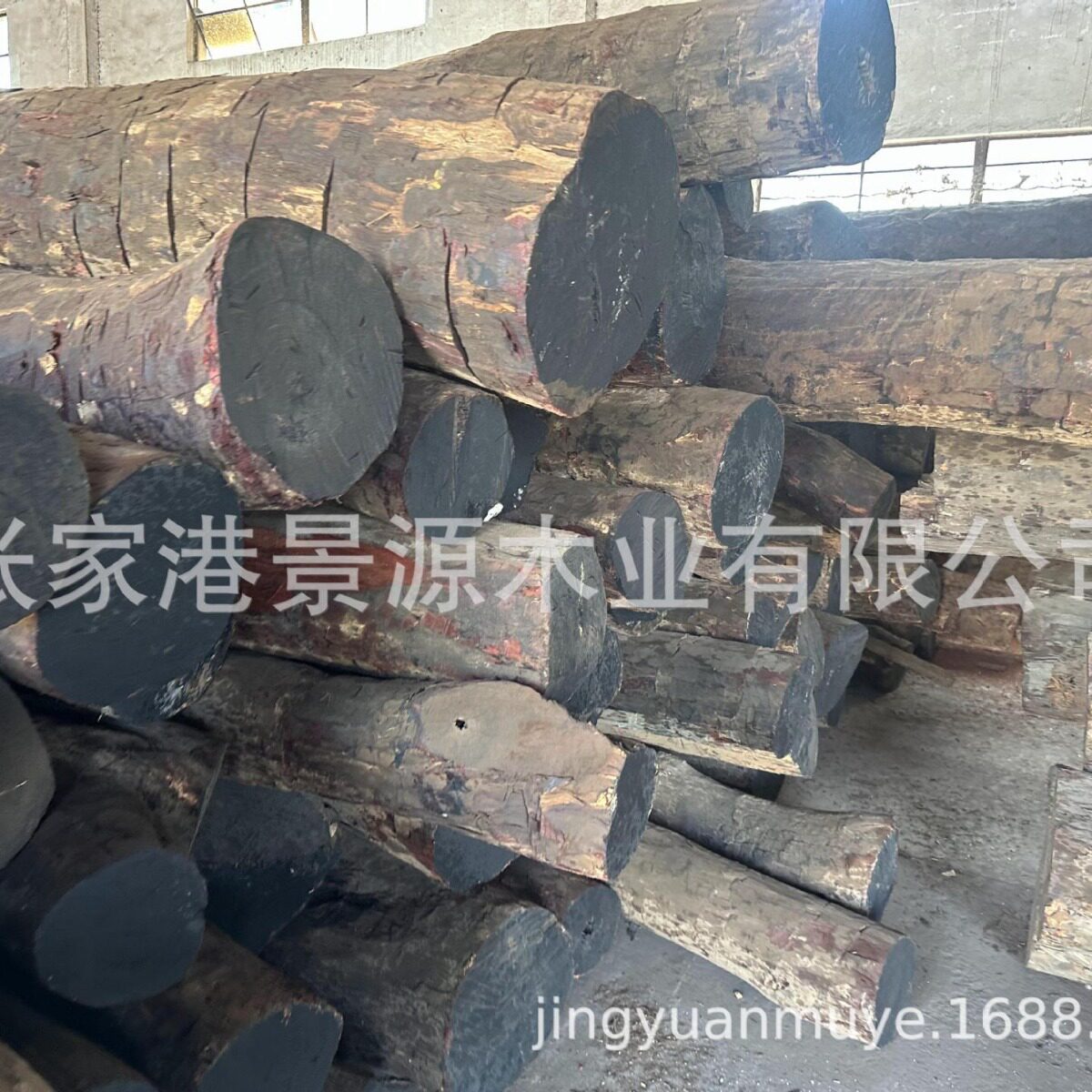 精品非洲小叶紫檀 精品非洲小叶紫檀原木家具工艺串珠 刚果血檀