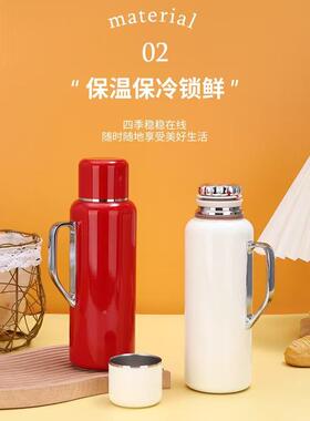 新款高档16不锈传OBX家钢保壶焖茶壶机械温宝式仪表温显盖传家焖