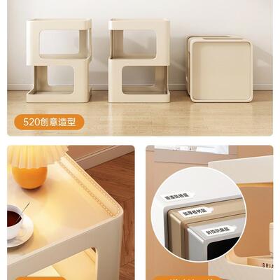 边几沙发边柜客厅家头用茶几桌柜子SLO简约现代卧小室铁艺创意床