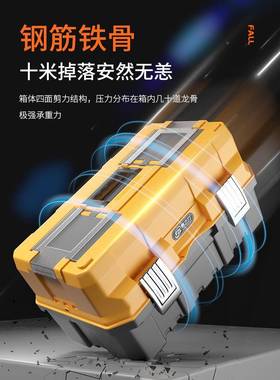 工易叠之力三25265层折工具收纳盒套装家用箱收纳箱电工五金具手