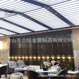 IKN不钢屏风程源头厂酒家售楼处店不锈钢焊接装饰屏风锈镂空花工