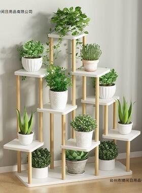 花子室架内家用落地式简约QUU阳台置物架绿层萝多肉植物多轻奢花