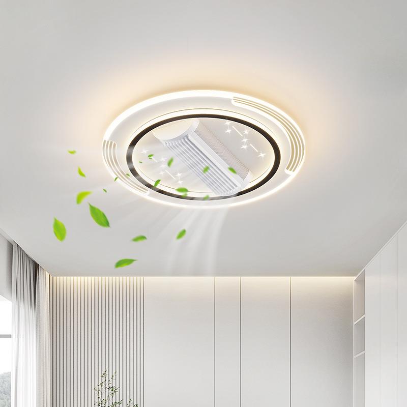 全现卧谱LED无叶风扇吸顶YWO灯护眼客光厅室餐厅房间灯饰具代简约