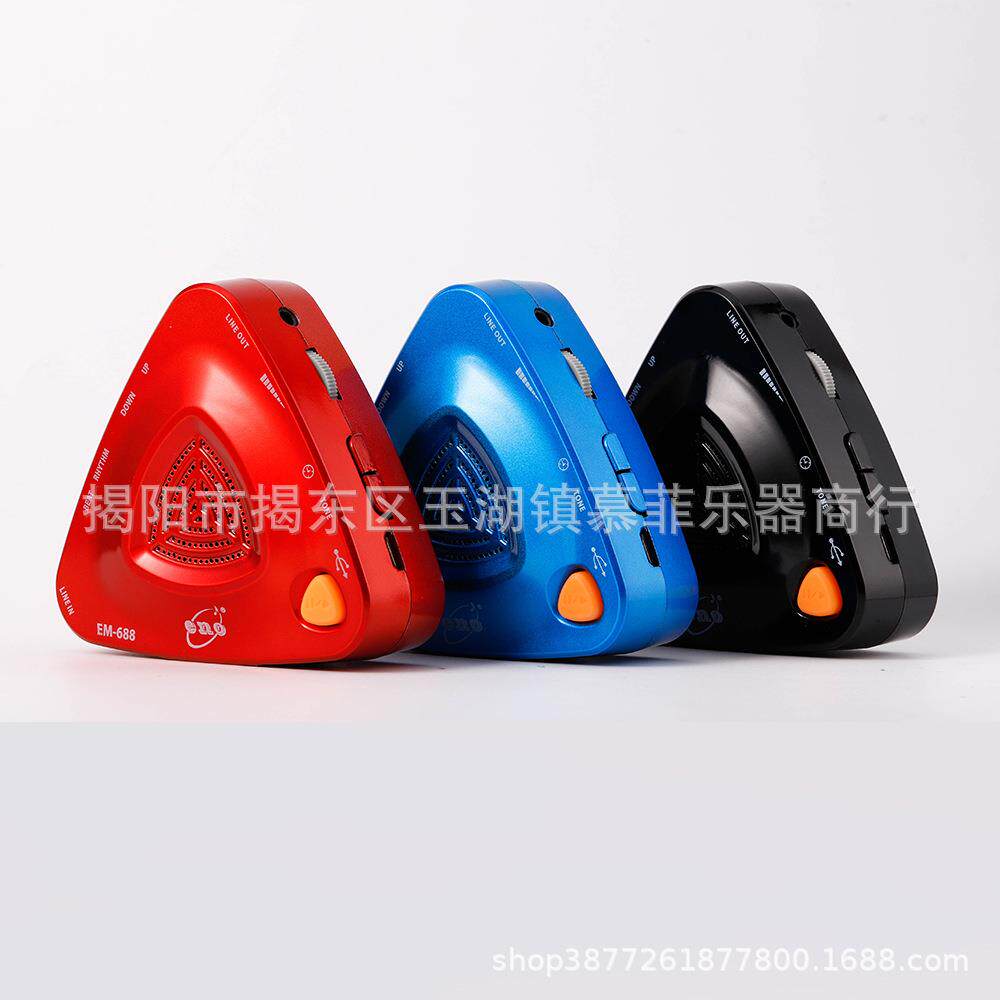 JTKEM-688充电箱人声电子节拍器三音筝钢琴吉角他古小提琴节奏器