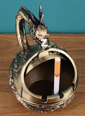 生用肖烟灰缸带盖防飞灰防摔封意创个性密客厅烟LTB灰缸厂家