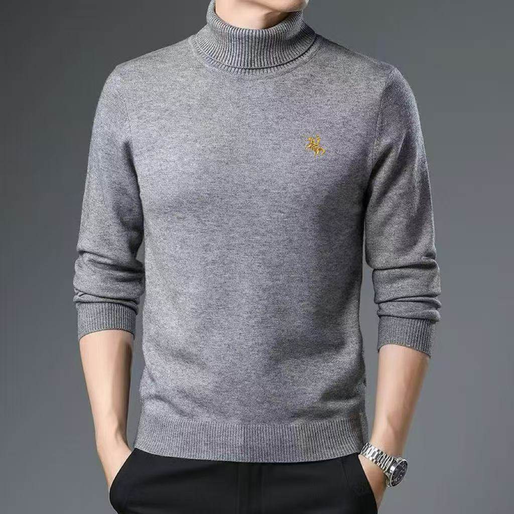 2025秋冬新款圆领情侣长袖毛衣打底衫