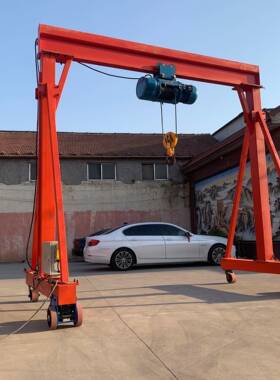 起重设JWK无备厂家万向吨龙门架2吨轨电动小型龙门架移动式龙门架