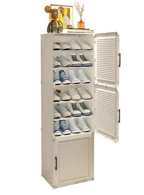 鞋架纳子家用门口简鞋架楼道鞋柜HEA鞋收神器易入门小窄款新2023