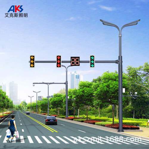 家供应智慧灯杆多合杆一道JAN路多功能综合杆标志交信号杆通厂合