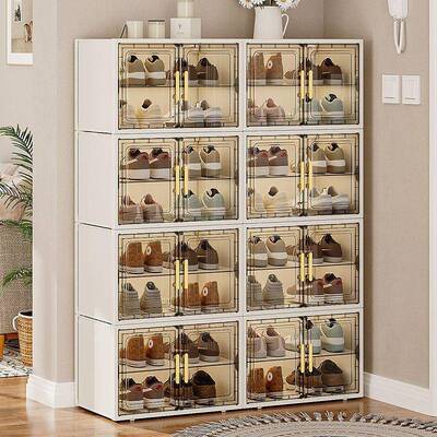 鞋柜门口门家结耐用进防尘0521鞋架多功能多层靠用墙入户门实收纳