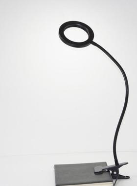 le眼d夹子台爆款插电式超亮学习护绣阅读EK-002A美甲纹折灯叠夹式