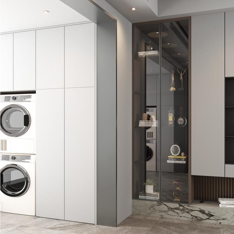 铝合金垭口套卫一体成门窗套框哑口门包边不锈钢KLZ门型套生间阳