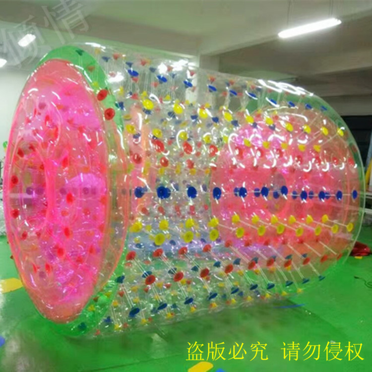 水上跑步球 水上太空球 厂家直销 排儿童TPU充气水上滚筒