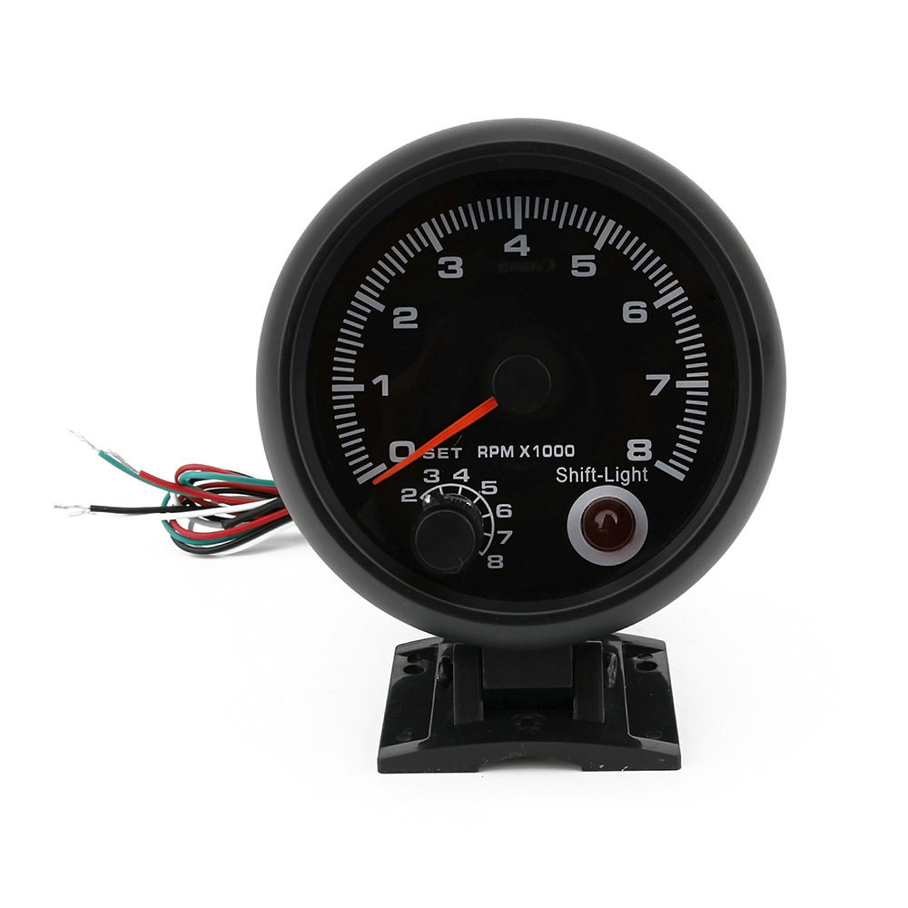 3.5英寸七色发光转速表0~8000RPM