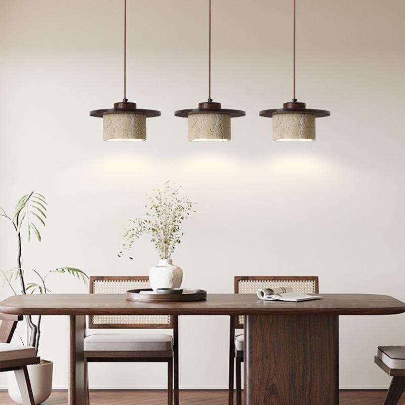 天洞卧室床头小吊灯餐厅吧然台中古民复古创石宿意奶油风简约9982