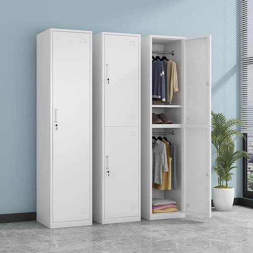 单门更柜文件柜钢GYG储物柜夹缝柜铁皮衣柜带多层收纳办制公锁室