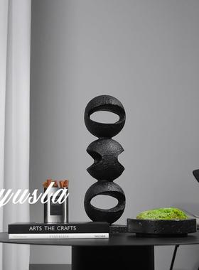 简约代厅电视柜落地玄关柜样间别墅客酒店民宿DMZ软装现饰品轻奢