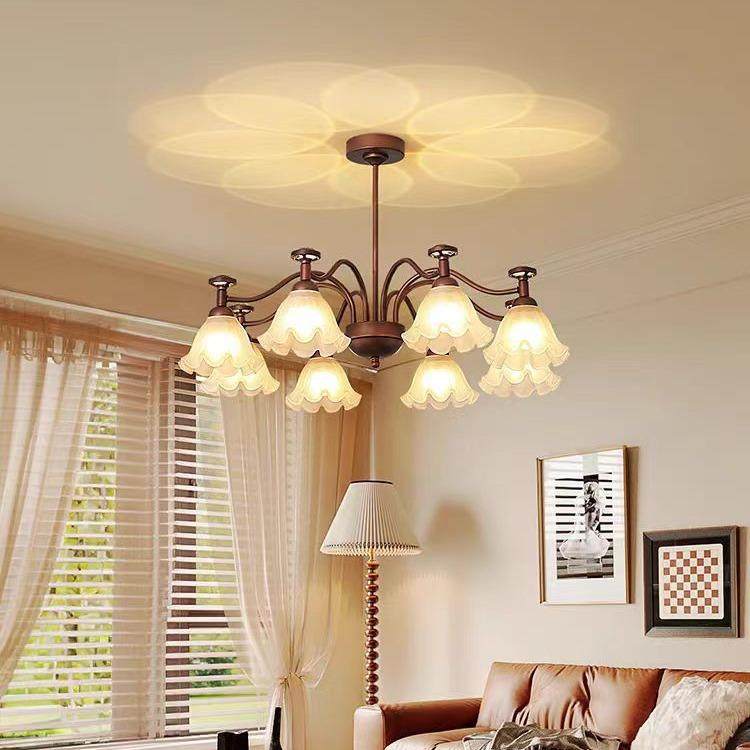 花吊法式灯具灯复古花苞个性创意家用大厅奢灯中朵古大气设计轻客,家装灯饰光源,智能吊灯,淘宝优惠券,粉丝福利购,淘宝优惠卷
