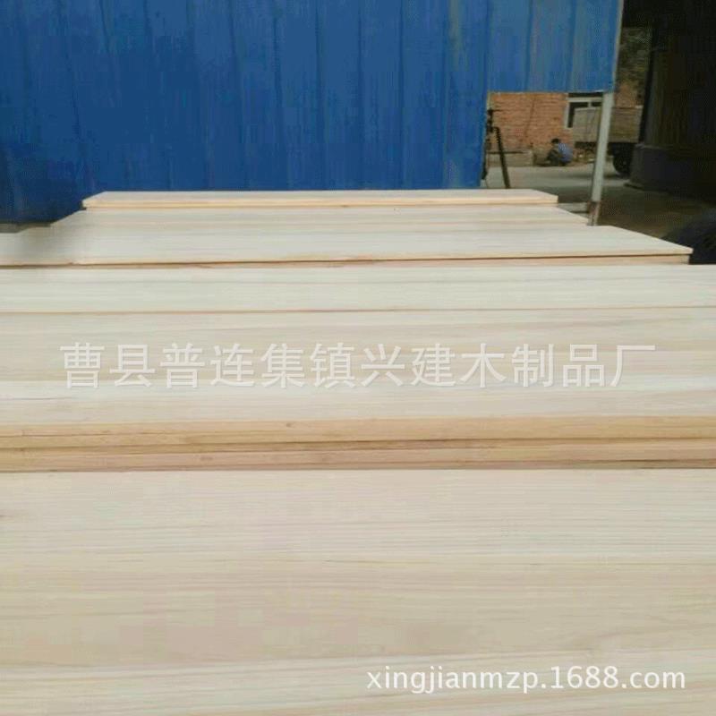 厂木板桐桐种木家具直拼板桐家木实木LZN板材泡桐木多尺寸可定