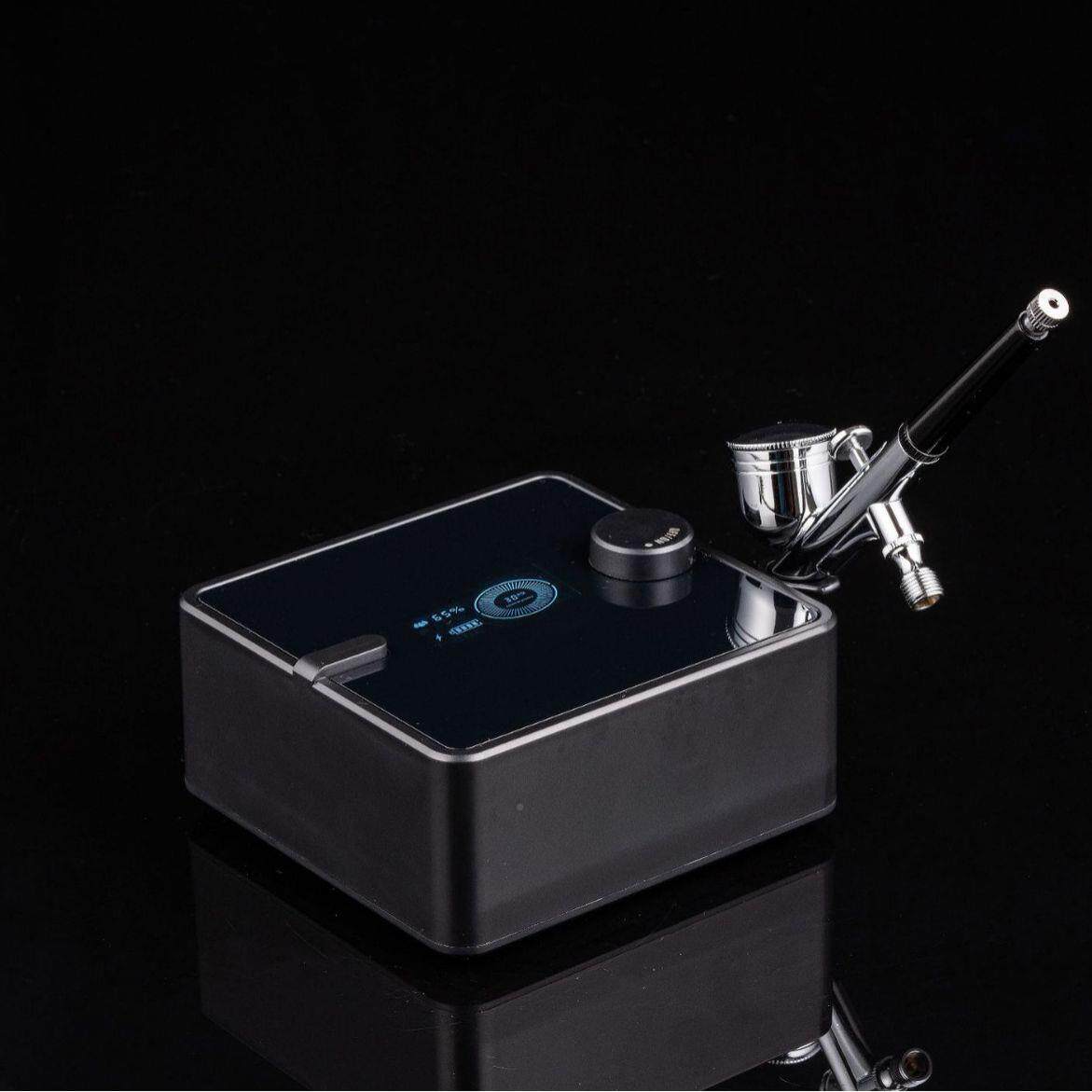 T厂600增K喷笔气泵无极调器速显示屏湿度感应迷你气T600K美泵喷笔