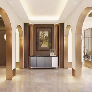 34不锈钢弧哑形口套拉丝黑钢不钢门套装饰线条拉弯电梯门套锈不锈