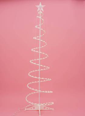 .8发米钨丝简约sin风BJI圣诞氛围光螺旋1圣诞树灯