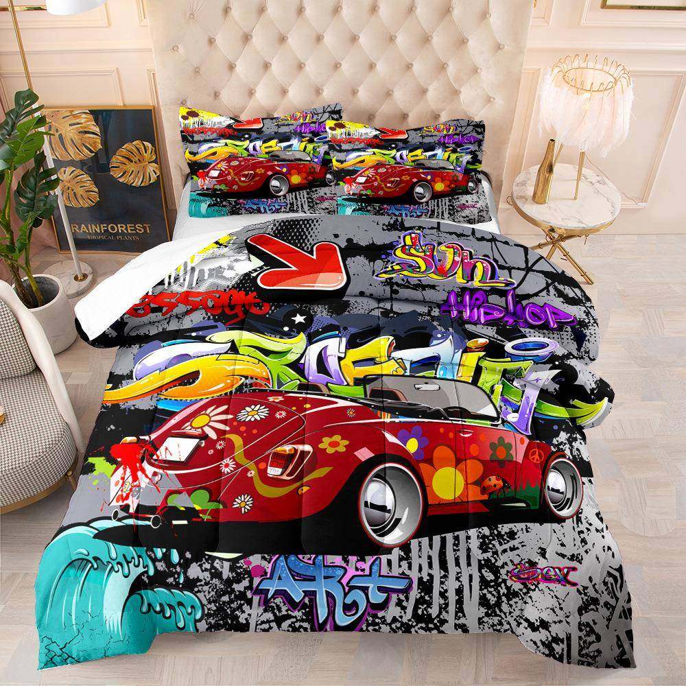 嘻哈风潮被子被褥羽丝棉数码印花被外贸床上用品,纺织面料/辅料/配套,纺织机械配件,淘宝优惠券,粉丝福利购,淘宝优惠卷