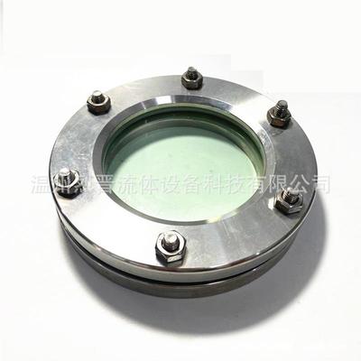 烈晋法兰视镜304不锈钢灯管道视镜雾观察对夹法兰视窗直通视盅