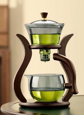 懒人半磁自19635动宫灯茶具装茶高硼硅玻璃套泡茶器吸家用功夫冲
