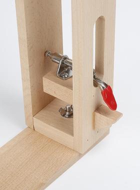 升翌创皮中革工具手缝木夹皮革缝线助工具榉木夹实CEB可贴皮木木