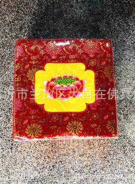 厂家货源敬礼佛莲佛花打垫方形斜面跪垫坐13510拜蒲团禅修佛垫