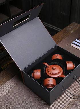 矿紫砂壶紫原一壶四杯37739陶瓷茶具套装LO礼GO砂开业品紫砂茶具