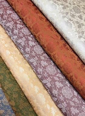 10宽中国风提5花新中古典TLT式缠枝莲裱画装布旗料裱茶席茶垫桌桌